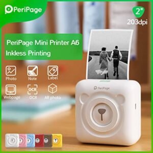 Peripage A6 Mini Photo Bluetooth Thermal Printer – (2 Inch)