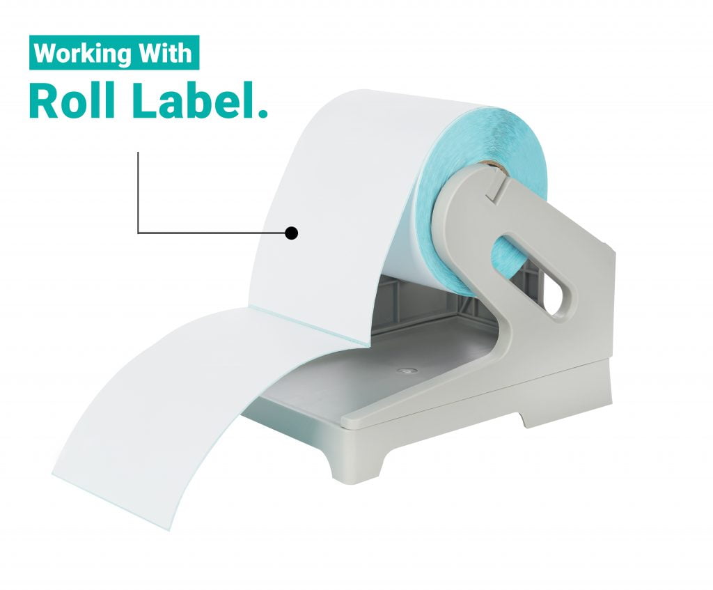 F2C Thermal Label Paper Holder Rolls and FanFold Labels Holder for