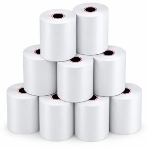 F2C (3 Inch) 80MMx20Mtr 55 Gsm Thermal Receipt Billing Roll (Set of 12)